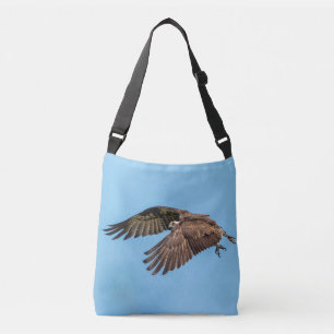 Osprey in vlucht in het State Park van Honeymoon I Crossbody Tas