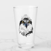 Osprey King of Birds Illustration Glas (Achterkant)