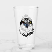 Osprey King of Birds Illustration Glas (Voorkant)