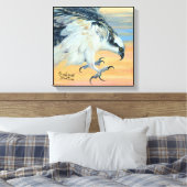 "Osprey Landing" Canvas Afdruk (Insitu (Slaapkamer))