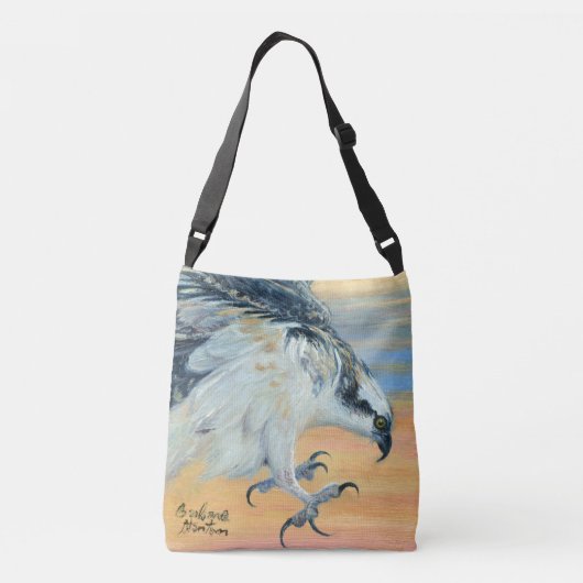 "Osprey Landing" Crossbody Tas (Achterkant)