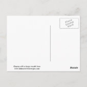 Osprey met grote mondbaars briefkaart (Achterkant)