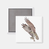 Osprey met vis magneet (Voorkant / Achterkant)