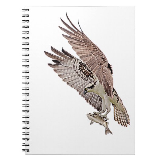 Osprey met vis notitieboek (Voorkant)