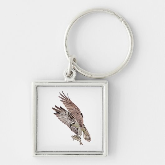 Osprey met vis sleutelhanger (Voorkant)