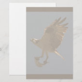 Osprey met visbakkerij briefpapier (Voorkant / Achterkant)