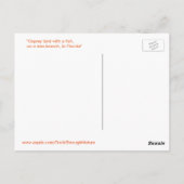 Osprey met visBriefkaart Briefkaart (Achterkant)