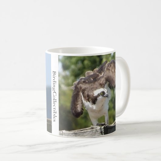 Osprey-Mok door BirdingCollectibles Koffiemok (Voorkant rechts)