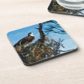 Osprey on the Nest Abstract Impressionism Onderzetter (Linkerzijde)