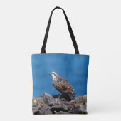 Osprey op de rotsen tote bag (Achterkant)