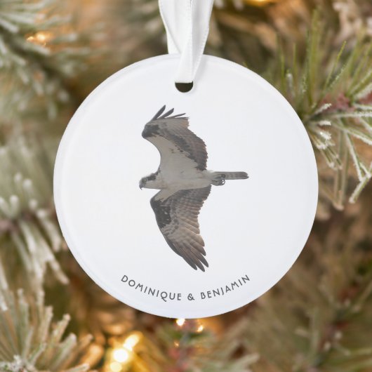 Osprey Ornament with Any Names Place Year (Boom)