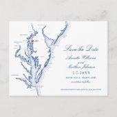 Osprey Point Inn Rock Hall MD Sla de datum op Aankondigingskaart (Voorkant)