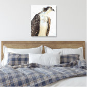 Osprey Profile Wrapped Canvas Afdruk (Insitu (Slaapkamer))