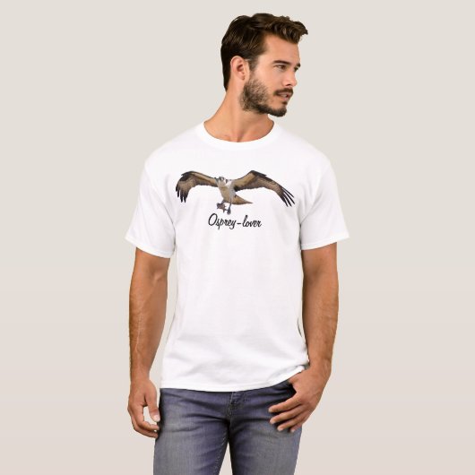Osprey Raptor Vogelliefhebber T-shirt (Voorkant volledig)
