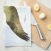 Osprey vogel vliegen Keuken Handdoek (Quarter Fold)