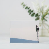 Osprey voor de berg Desert Island, Maine Briefkaart (Staand voorkant)