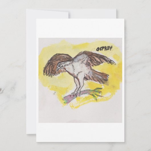 Osprey Wenskaart Kaart (Voorkant)