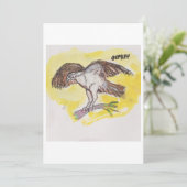 Osprey Wenskaart Kaart (Staand voorkant)