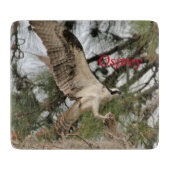 Osprey Wildlife Glass Cutting Board Snijplank (Voorkant)