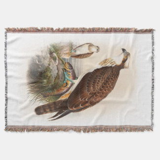 Osprey Zee Hawk John Gould Birds of Great Britain Deken