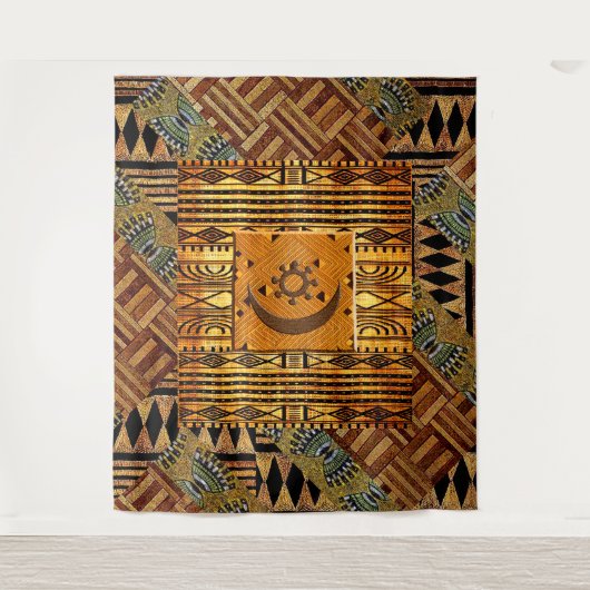 OSRAM NE NSOROMA Tribal Motif Patroon Wandkleed (Voorkant)