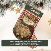 Osric the Owl | Woodland Whimsy  Kleine Kerstsok