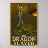 OSRS (Old School RuneScape) Dragon Slayer Victory Poster (Voorkant)