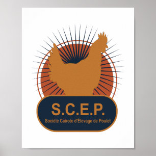 OSS 117 - SCEP Caïro Kipbroedbedrijf Poster