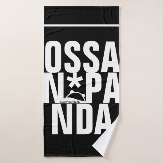 ossan*panda beer bad handdoek (Badhanddoek)