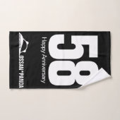 ossan*panda beer bad handdoek (Handdoek)