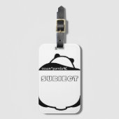 ossan*panda beer bagagelabel (Voorkant (verticaal))