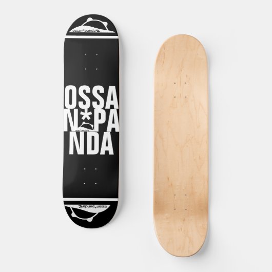 ossan*panda beer persoonlijk skateboard (Voorkant)