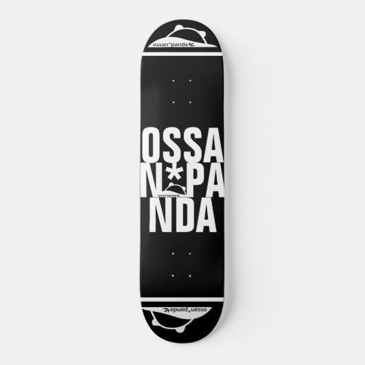 ossan*panda beer persoonlijk skateboard (Voorkant)