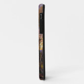 Ossen ploegen bij zonsondergang (waterverf op papi Case-Mate iPhone case (Achterkant/links)