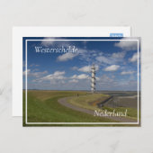 Ossenisse Radar Tower, Zeeland, Nederland Briefkaart (Voorkant / Achterkant)