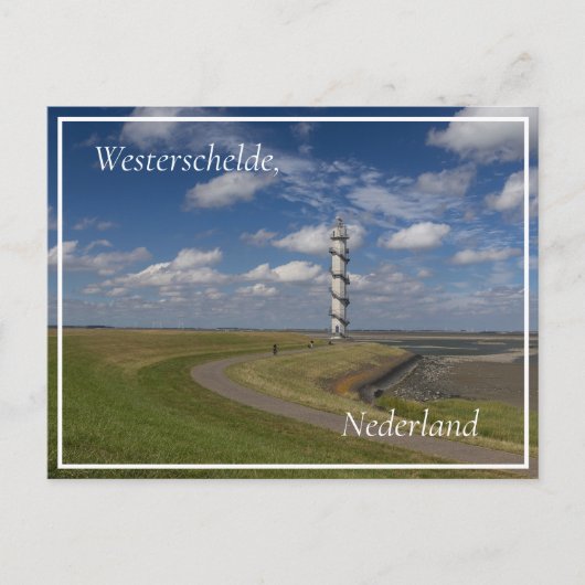 Ossenisse Radar Tower, Zeeland, Nederland Briefkaart (Voorkant)