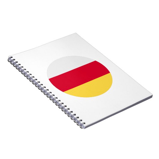 Ossetia Flag Notitieboek (Rechterzijde)