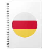 Ossetia Flag Notitieboek (Voorkant)
