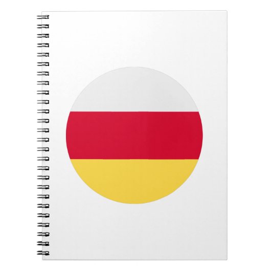 Ossetia Flag Notitieboek (Voorkant)