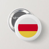 Ossetia Flag Ronde Button 5,7 Cm (Voorkant /achterkant)