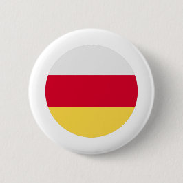 Ossetia Flag Ronde Button 5,7 Cm