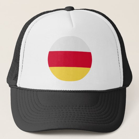 Ossetia Flag Trucker Pet (Voorkant)
