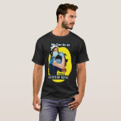 Ossetian Proud Frontline Worker Rosie Riveter Nurs T-shirt (Voorkant volledig)