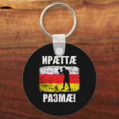 Ossetisch boksfan Iraettae Razmae Sleutelhanger (Voorkant)