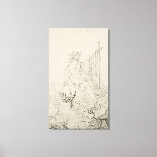 Ossian, 1804-5 canvas afdruk (Voorkant)