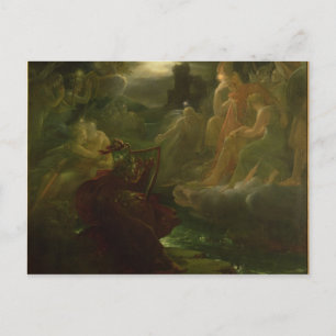 Ossian Conjving the Spirits of the River Briefkaart