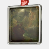 Ossian Conjving the Spirits of the River Metalen Ornament (Links)