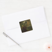 Ossian Conjving the Spirits of the River Vierkante Sticker (Envelop)