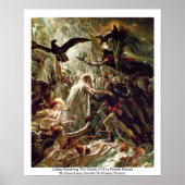 Ossian die de gastheren van de Franse helden ontva Poster (Voorkant)