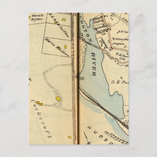 Ossining, New York 2 Briefkaart (Voorkant)